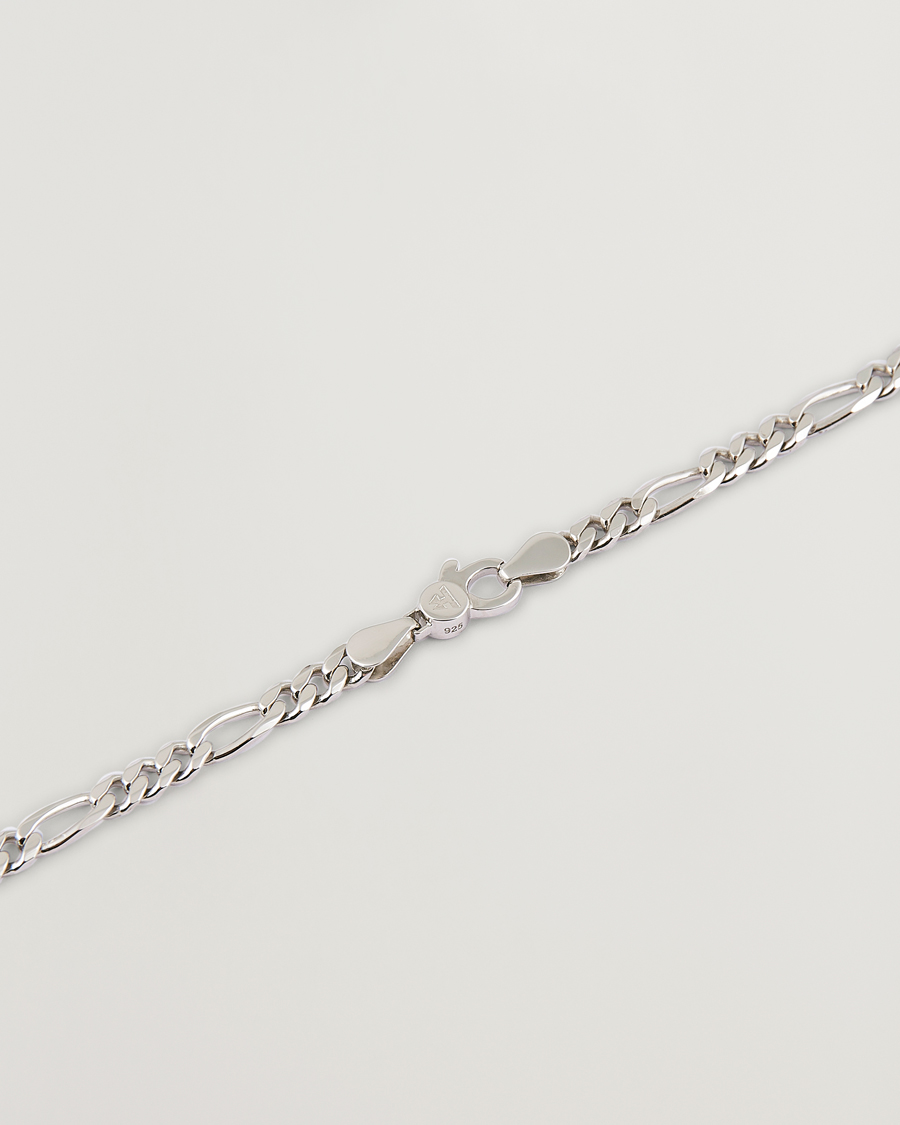 Heren | Tom Wood Figaro Chain Necklace Silver | Tom Wood | Figaro Chain Necklace Silver