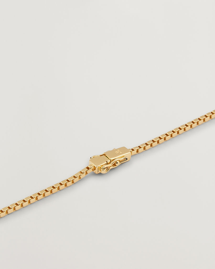 Homme | Tom Wood Square Chain M Necklace Gold | Tom Wood | Square Chain M Necklace Gold