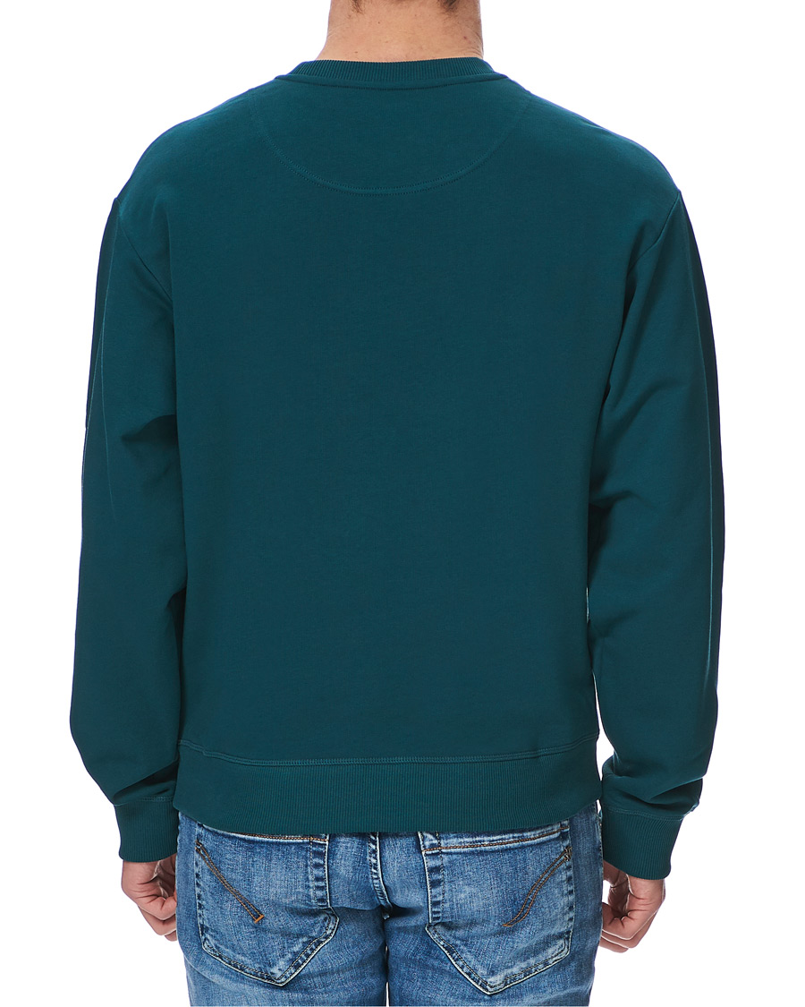 Heren | Truien | KENZO | Velvet Tiger Head Crew Neck Sweatshirt Green