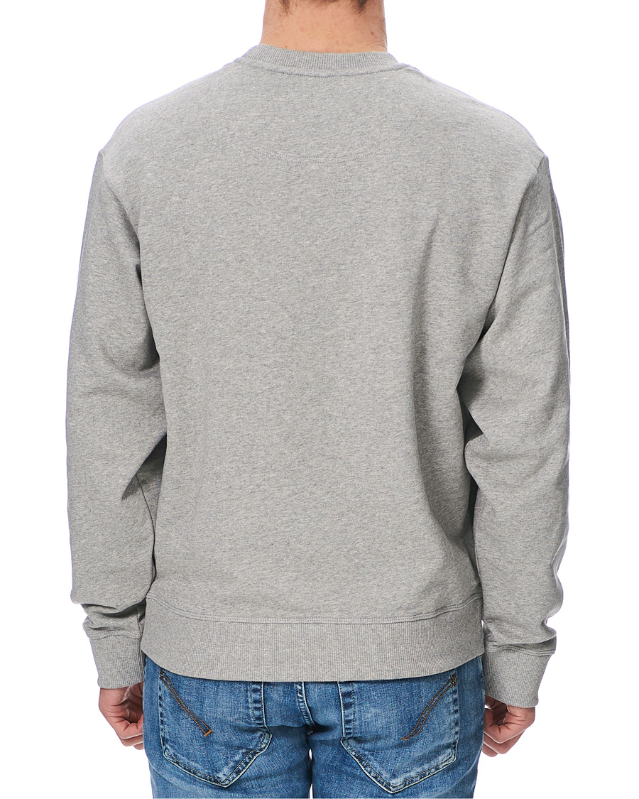 Homme | Pulls Et Tricots | KENZO | Velvet Tiger Head Crew Neck Sweatshirt Grey