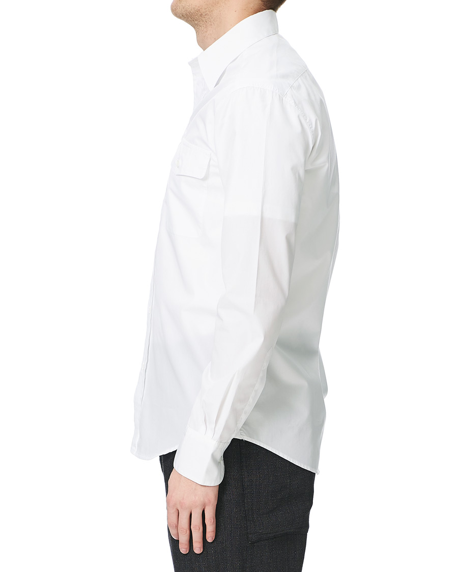Homme | Chemises | Barena | Double Pocket Overshirt White