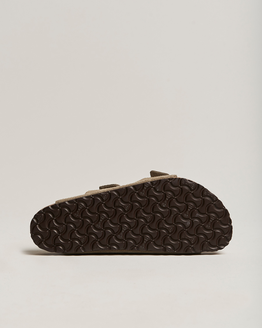 Homme | Sandales Et Mules | BIRKENSTOCK | Arizona Soft Footbed Taupe Suede