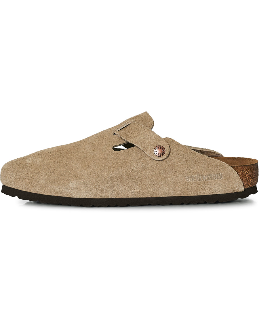 Homme | BIRKENSTOCK Boston Soft Footbed Taupe Suede 46 | BIRKENSTOCK | Boston Soft Footbed Taupe Suede 46