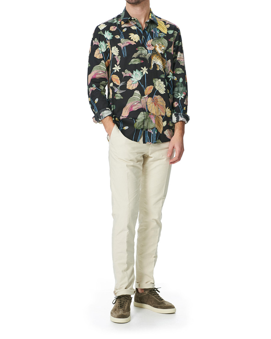 Heren | Overhemden | Etro | Oriental Tiger Printed Shirt Black