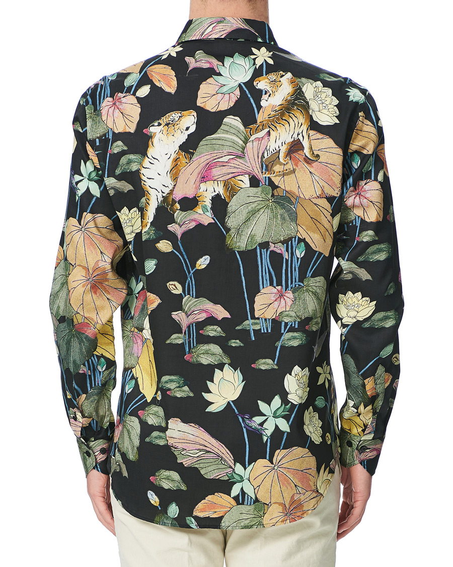 Heren | Overhemden | Etro | Oriental Tiger Printed Shirt Black