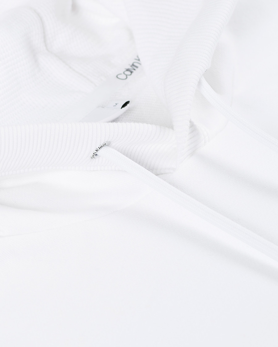 Homme | Pulls Et Tricots | Calvin Klein | Small Chest Logo Hoodie Bright White