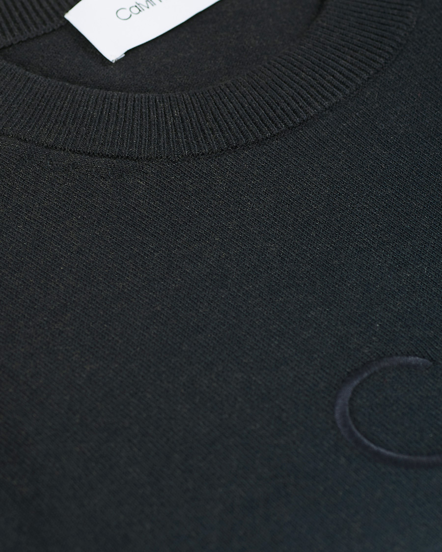 Homme | Pulls Et Tricots | Calvin Klein | Dip Dyed Crew Neck Sweater Black