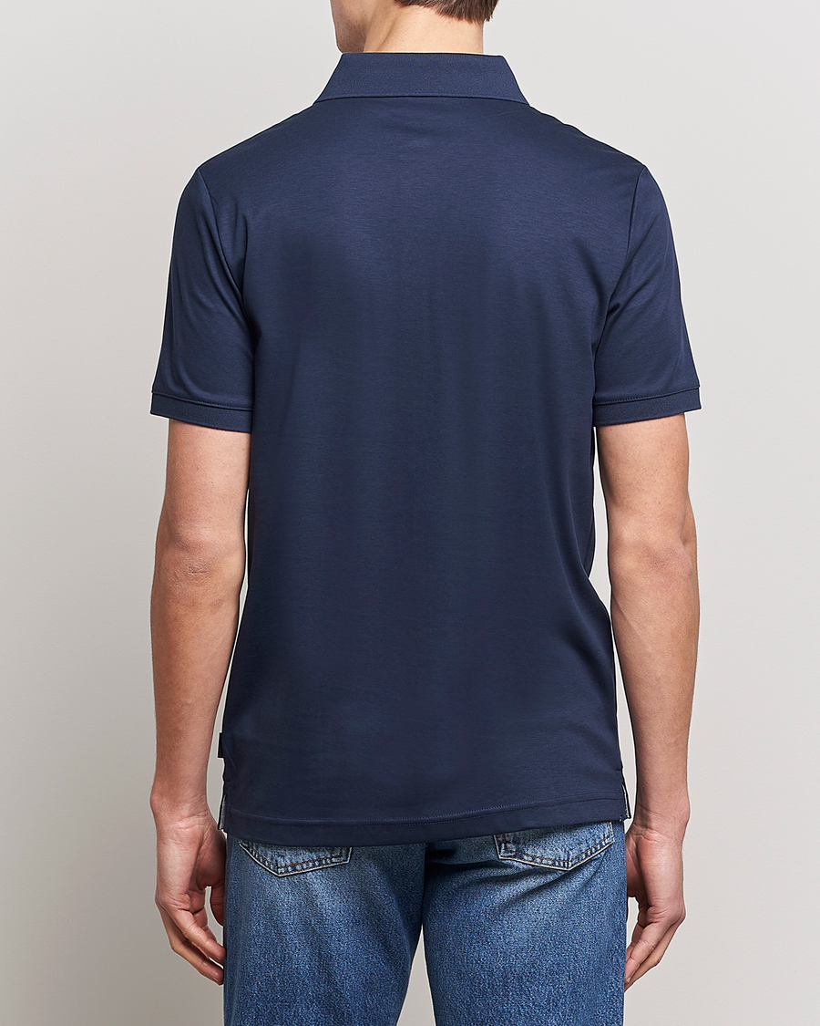 Homme | Polos | Calvin Klein | Liquid Touch Slim Fit Polo Navy