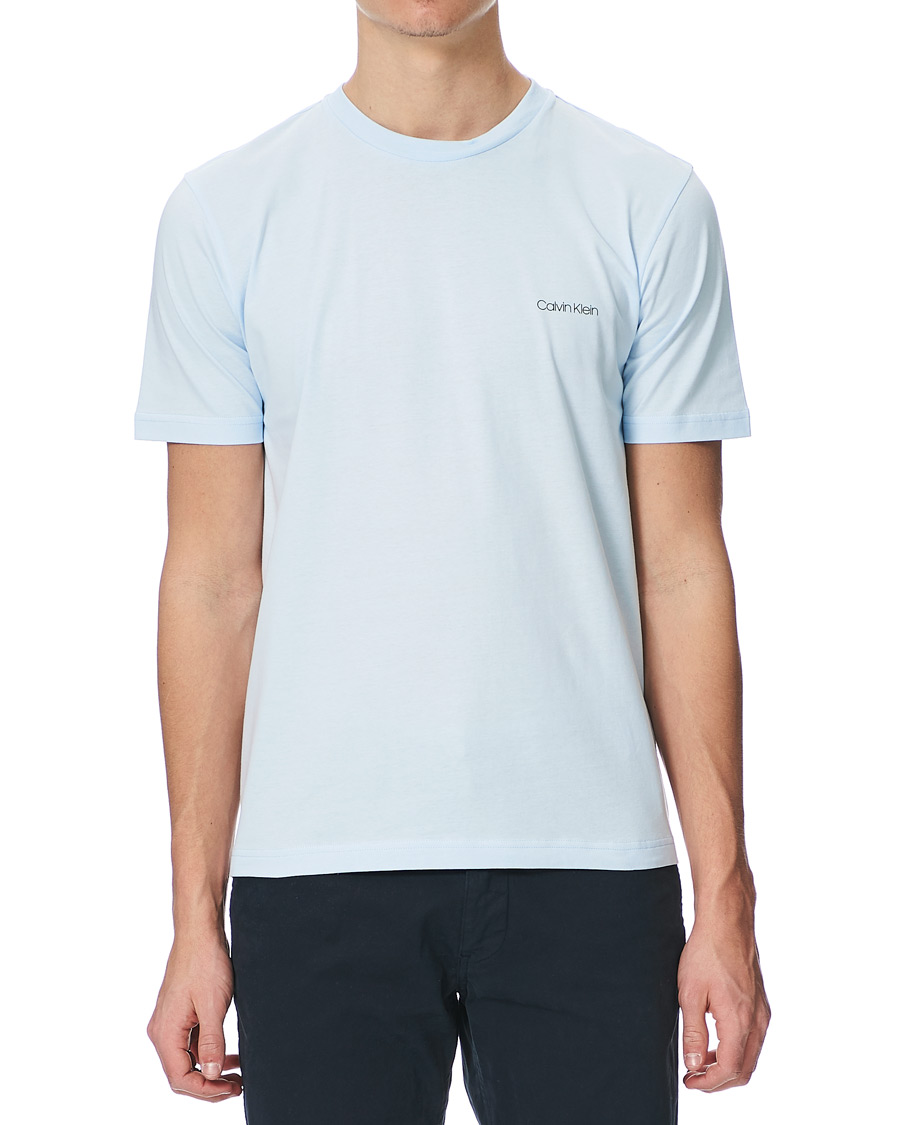 Homme | T-shirts | Calvin Klein | Chest Logo Crew Neck Tee Kingly Blue
