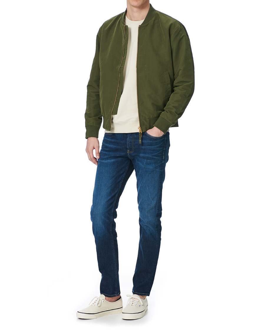 Heren | Jeans | Calvin Klein Jeans | Slim Taper Stretch Jeans Dark Blue
