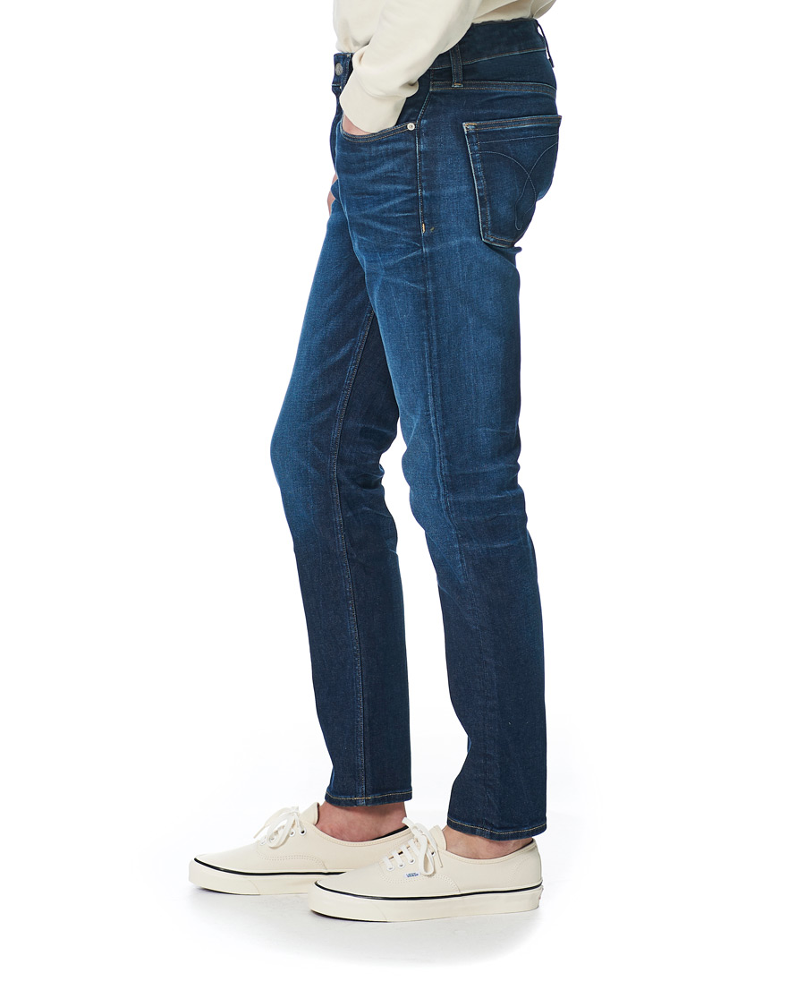 Heren | Jeans | Calvin Klein Jeans | Slim Taper Stretch Jeans Dark Blue
