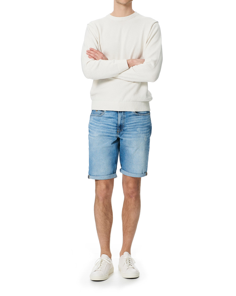Homme | Shorts | Calvin Klein Jeans | Regular Fit Stretch Denim Shorts Light Blue
