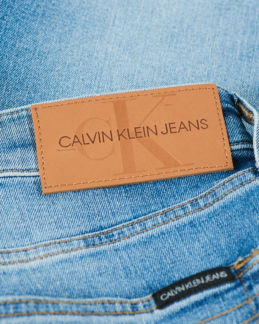 Homme | Shorts | Calvin Klein Jeans | Regular Fit Stretch Denim Shorts Light Blue