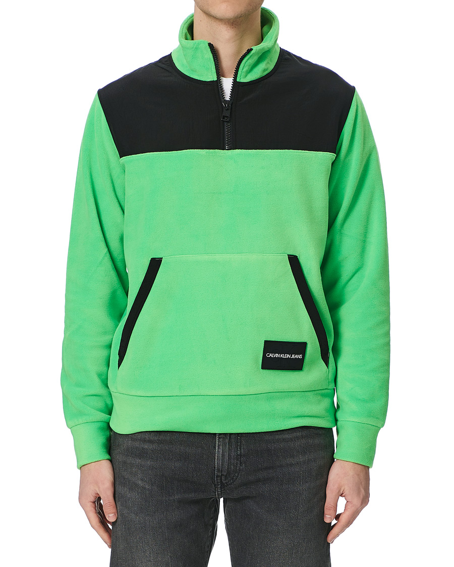 Homme | Pulls Et Tricots | Calvin Klein Jeans | Polar Fleece Half Zip Andean Toucan