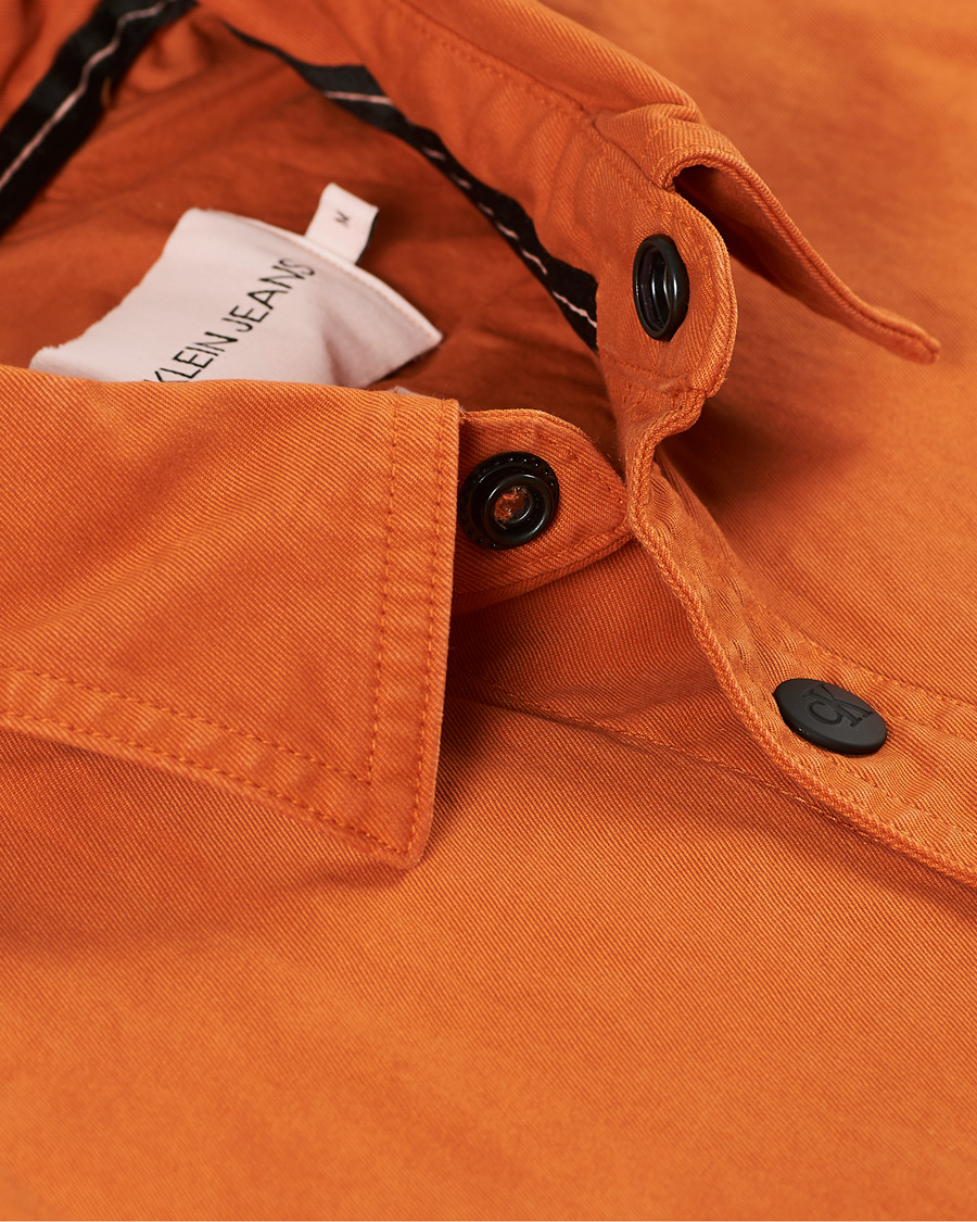 Homme | Chemises | Calvin Klein Jeans | Garment Dyed Shirt Rusty Orange