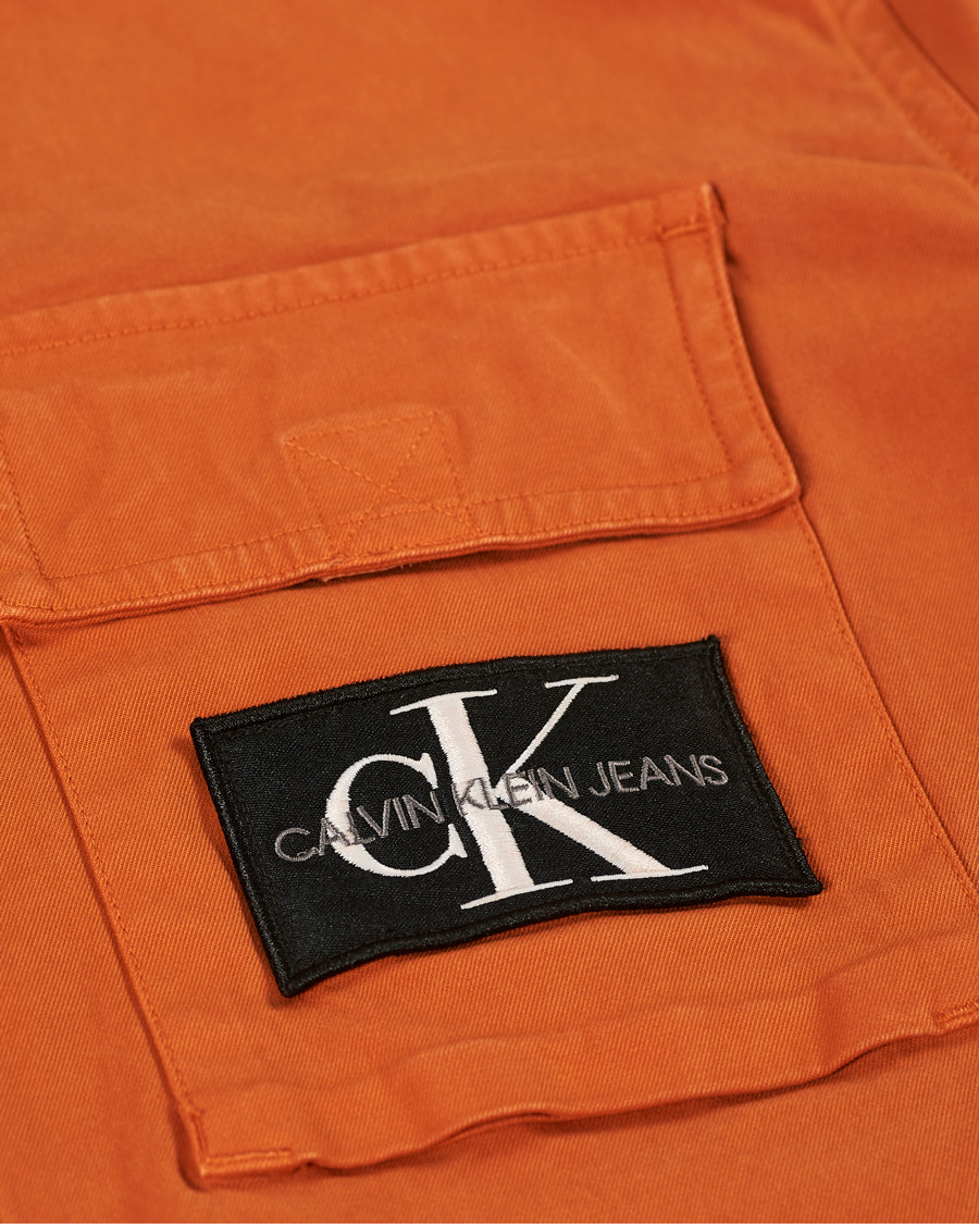 Homme | Chemises | Calvin Klein Jeans | Garment Dyed Shirt Rusty Orange