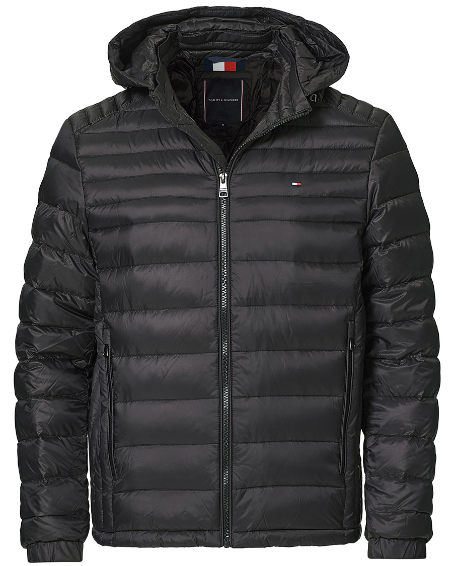 Homme | Manteaux Et Vestes | Tommy Hilfiger | Packable Down Hooded Jacket Black