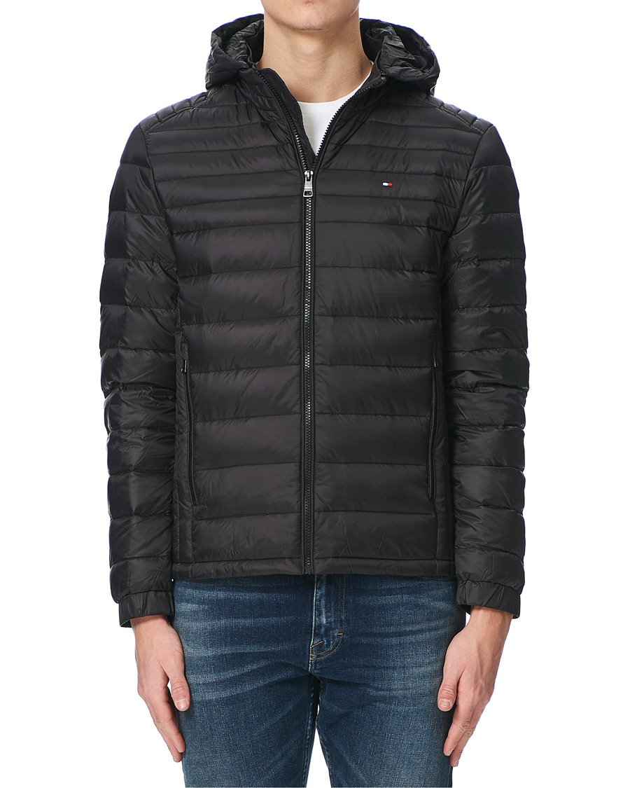 Homme | Manteaux Et Vestes | Tommy Hilfiger | Packable Down Hooded Jacket Black
