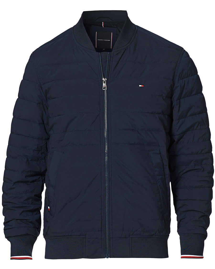 Homme | Manteaux Et Vestes | Tommy Hilfiger | Flex Padded Bomber Jacket Desert Sky