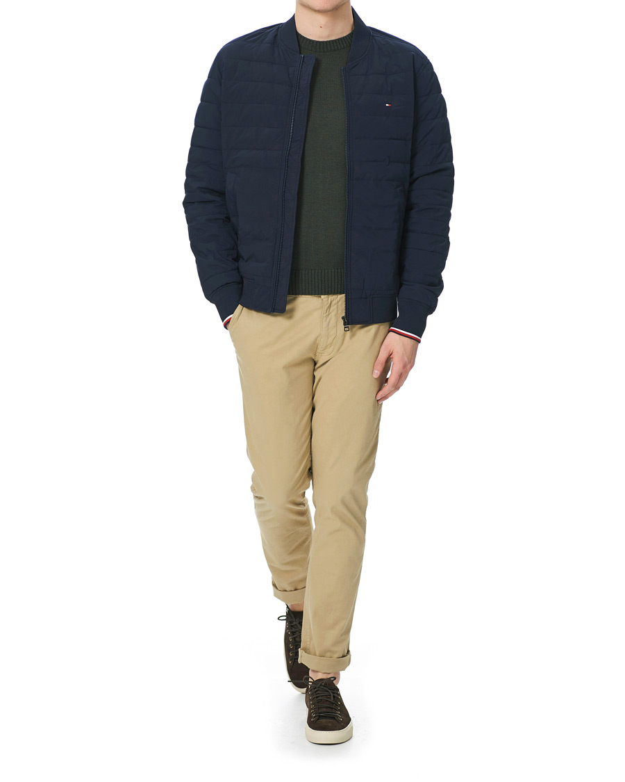 Homme | Manteaux Et Vestes | Tommy Hilfiger | Flex Padded Bomber Jacket Desert Sky