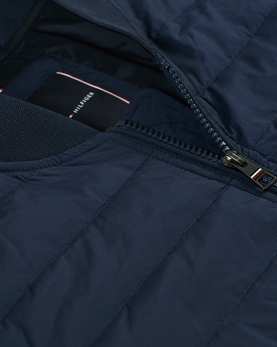 Homme | Manteaux Et Vestes | Tommy Hilfiger | Flex Padded Bomber Jacket Desert Sky