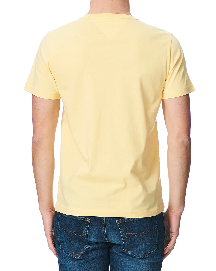 Homme | T-shirts | Tommy Hilfiger | Logo Crew Neck Tee Delicate Yellow