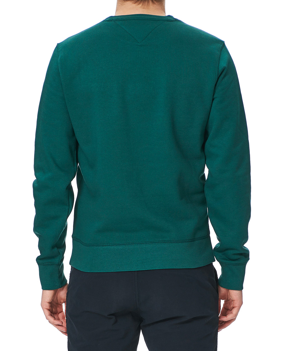 Homme | Pulls Et Tricots | Tommy Hilfiger | Logo Crew Neck Sweatshirt Rural Green