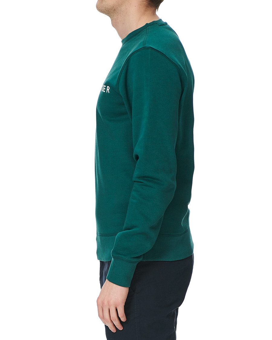 Homme | Pulls Et Tricots | Tommy Hilfiger | Logo Crew Neck Sweatshirt Rural Green