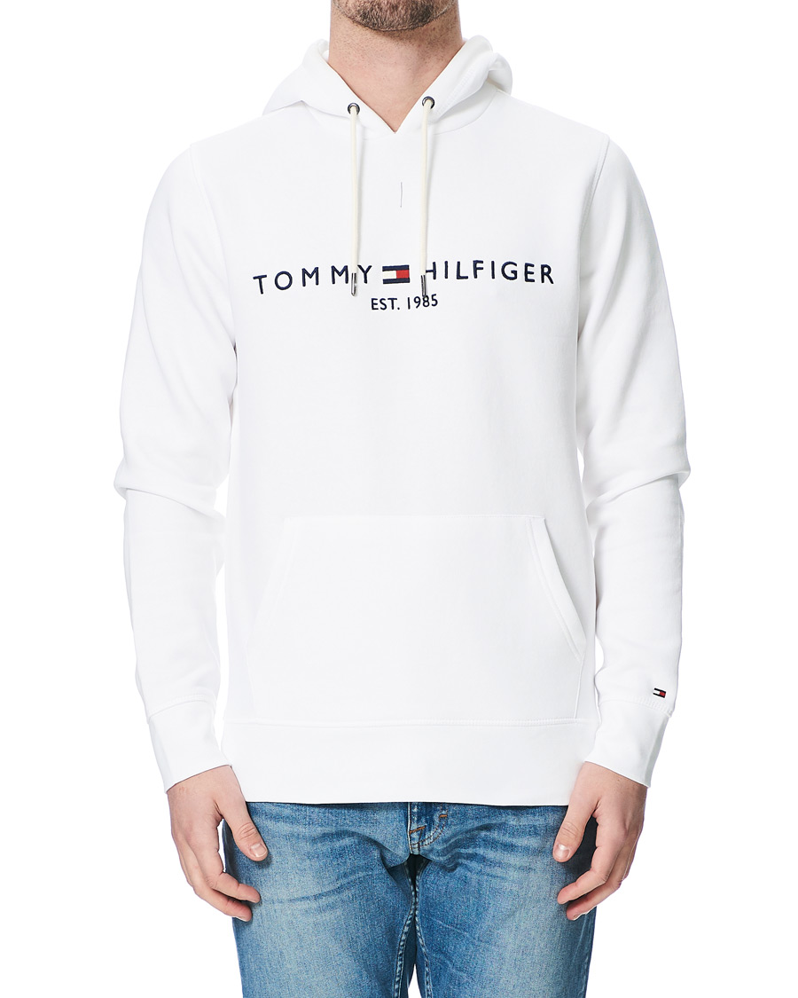 Homme | Pulls Et Tricots | Tommy Hilfiger | Logo Hoodie White