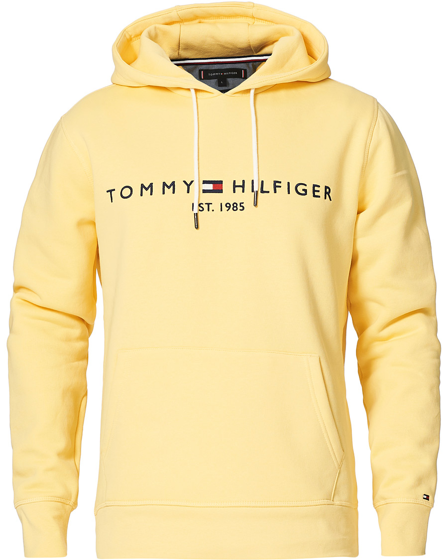 Homme | Pulls Et Tricots | Tommy Hilfiger | Logo Hoodie Delicate Yellow