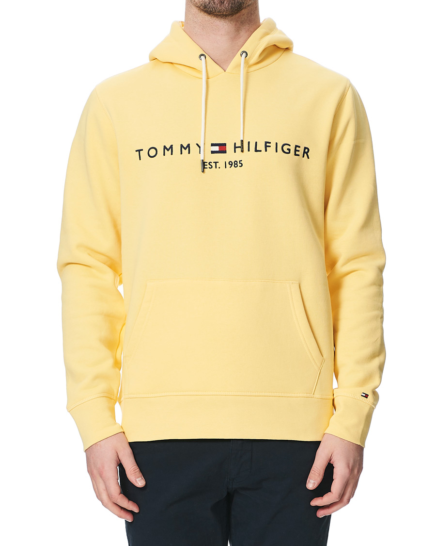 Homme | Pulls Et Tricots | Tommy Hilfiger | Logo Hoodie Delicate Yellow