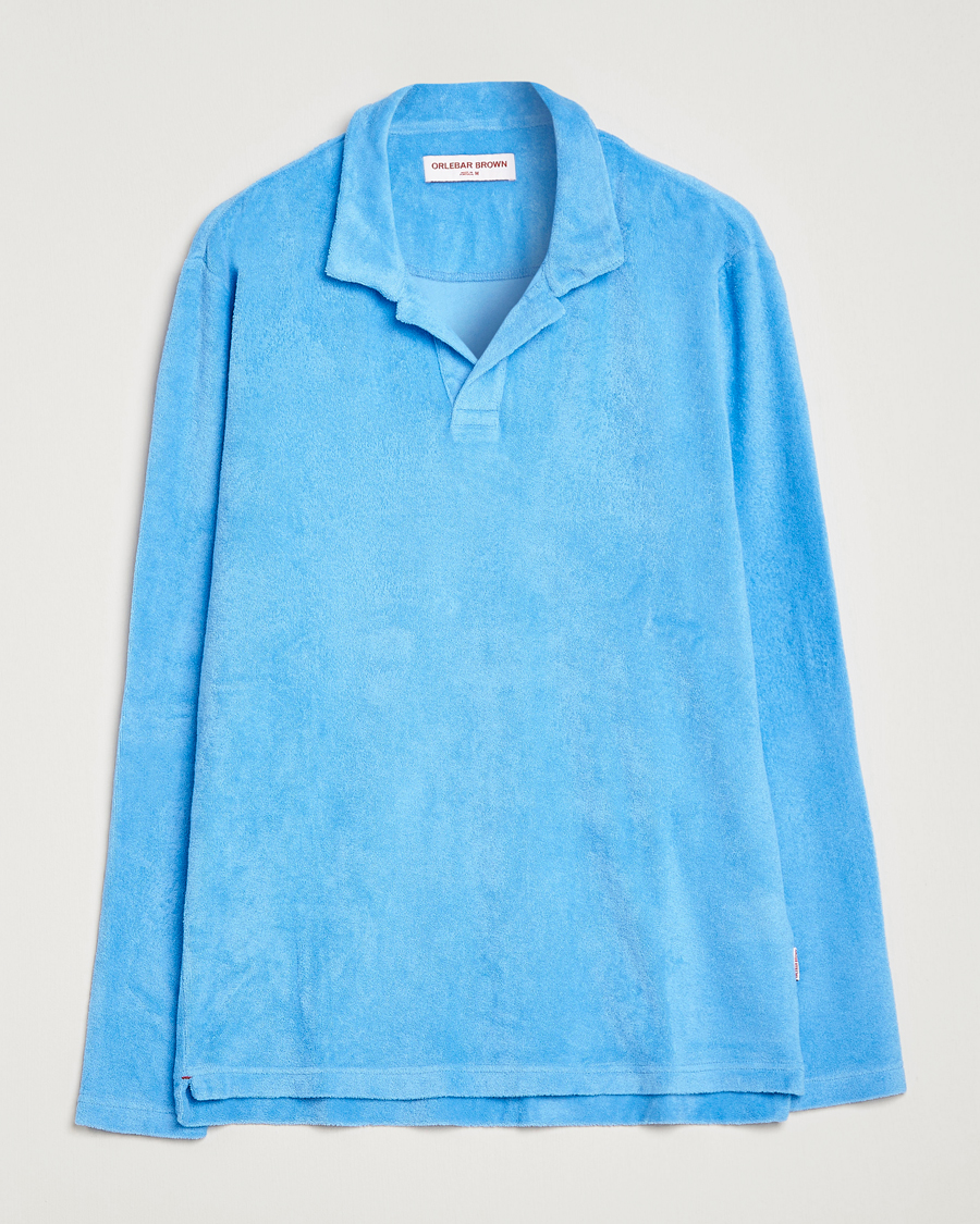 Homme | Pulls Et Tricots | Orlebar Brown | Terry Long Sleeve Polo Riviera
