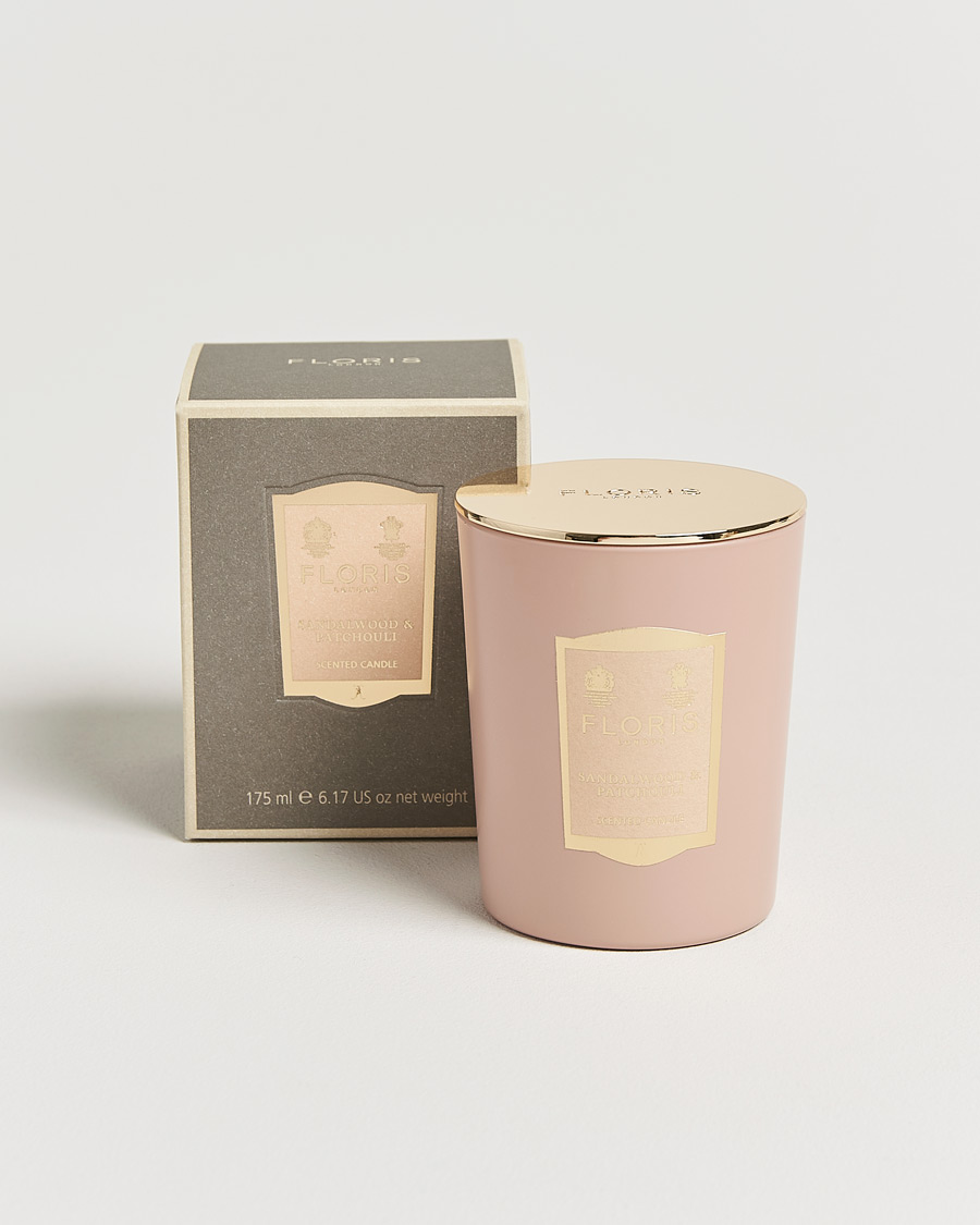 Homme | Bougies Parfumées | Floris London | Scented Candle Sandalwood & Patchouli 175g