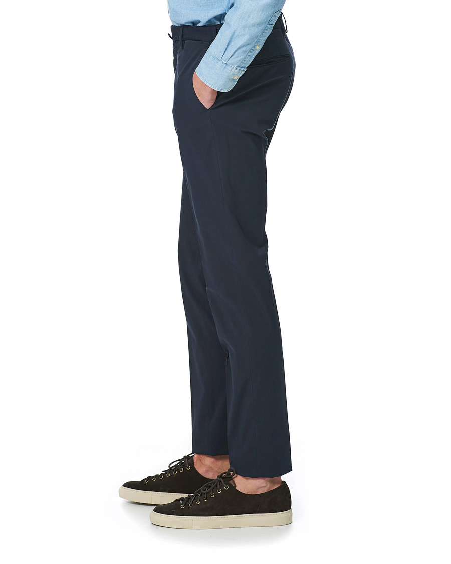 Homme | Pantalons | Incotex | Slim Fit Stretch Chinos Navy