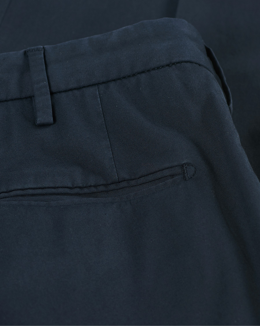 Homme | Pantalons | Incotex | Slim Fit Stretch Chinos Navy