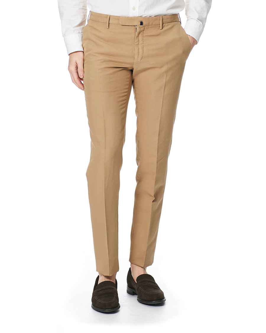 Homme | Pantalons | Incotex | Slim Fit Chinolino Trousers Beige