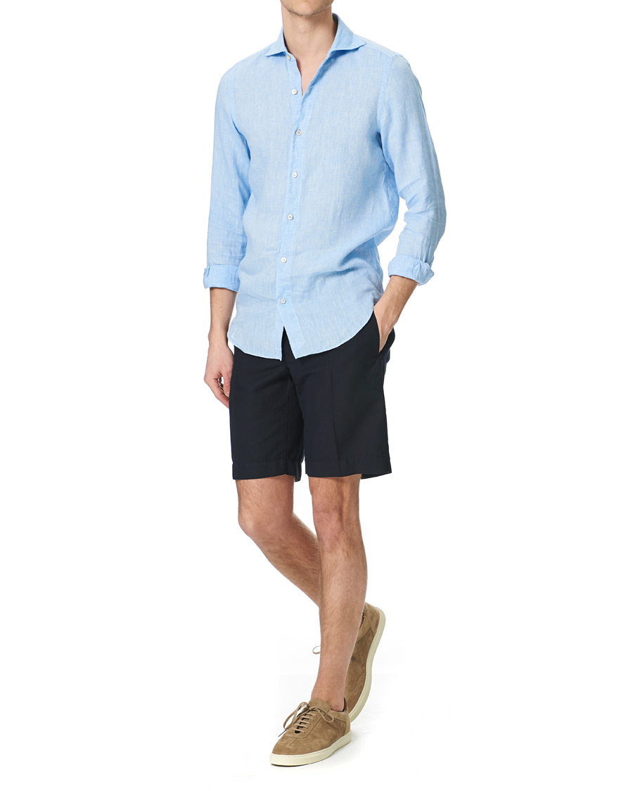 Heren | Korte broek | Incotex | Chinolino Shorts Navy