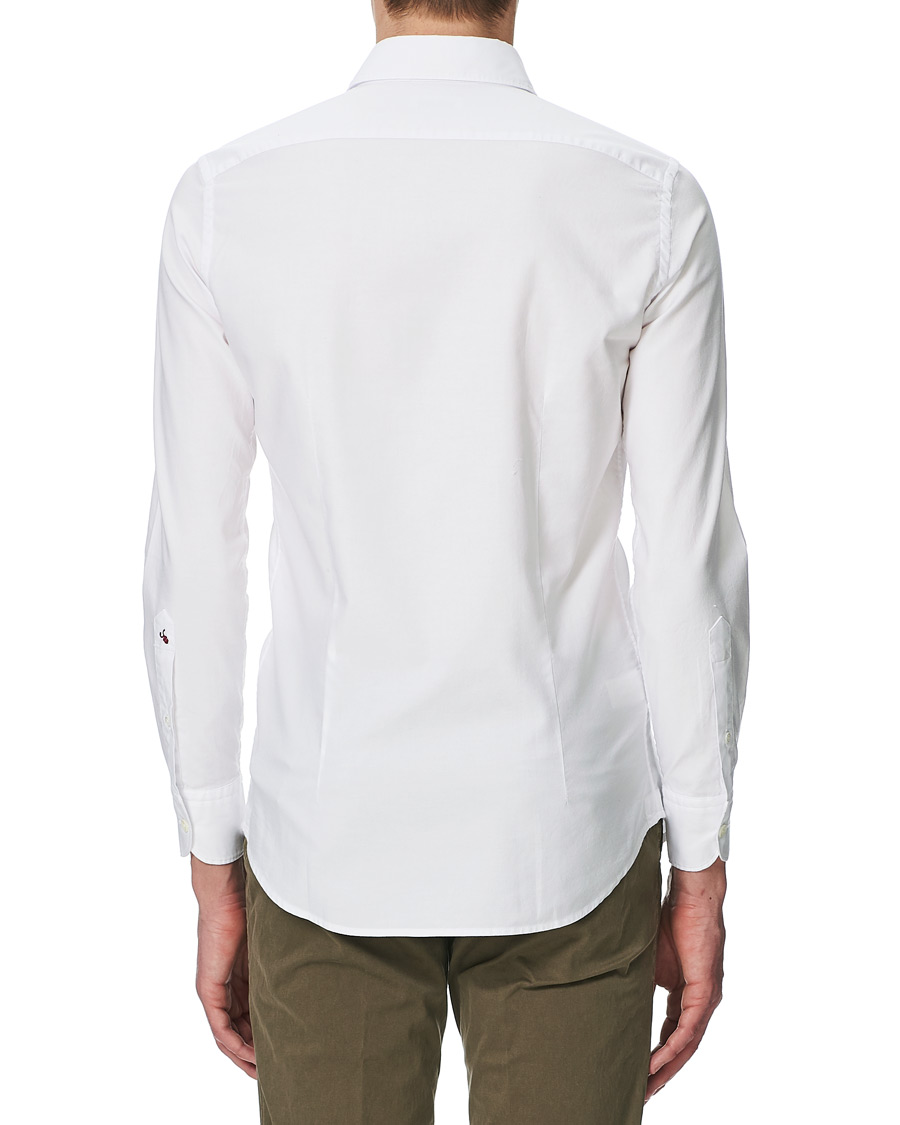 Heren | Overhemden | Glanshirt | Slim Fit Oxford Shirt White