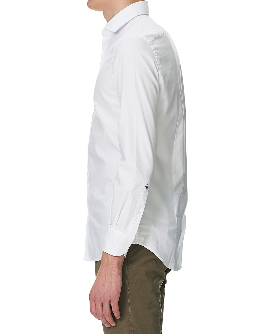 Heren | Overhemden | Glanshirt | Slim Fit Oxford Shirt White