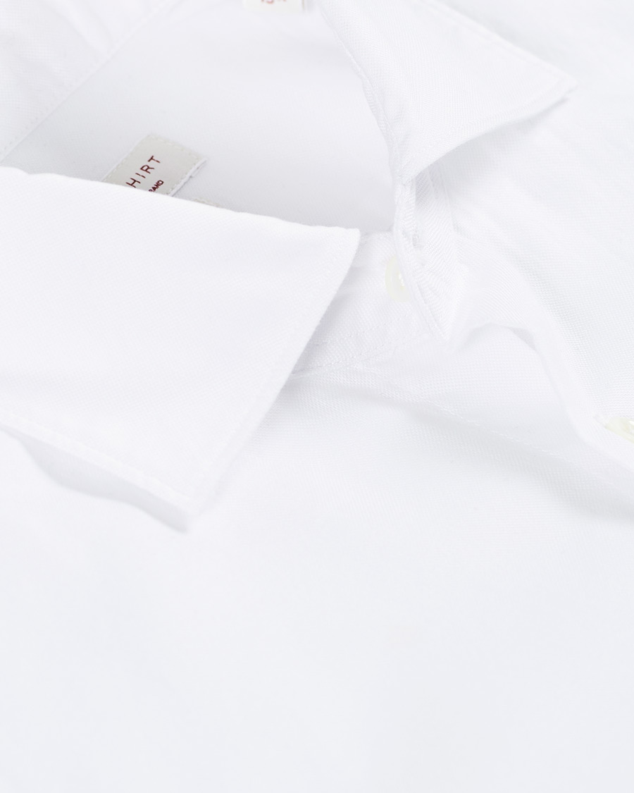 Heren | Overhemden | Glanshirt | Slim Fit Oxford Shirt White