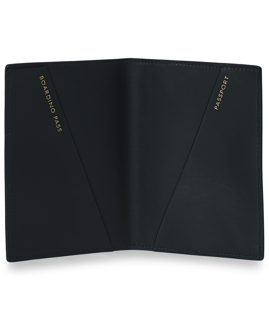 Homme | Smythson Panama Passport Cover Navy | Smythson | Panama Passport Cover Navy