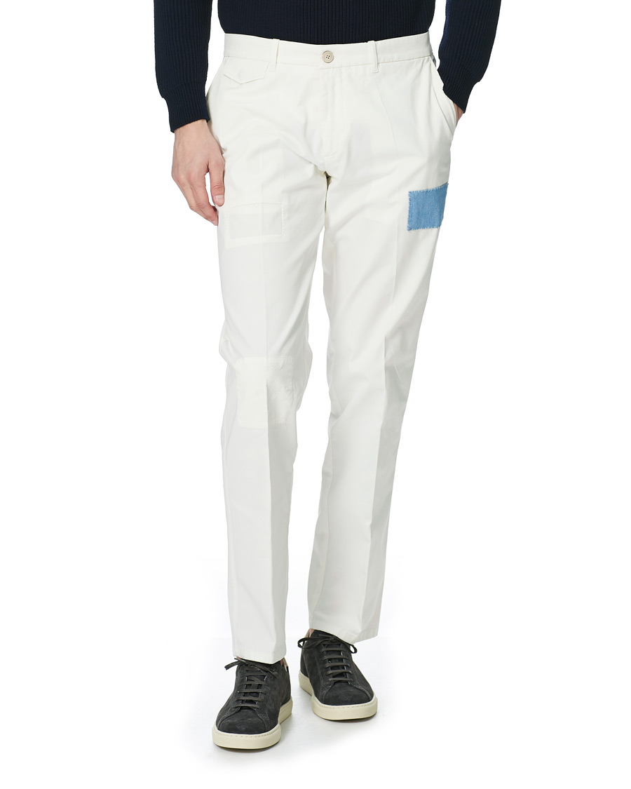 Homme | Pantalons | Altea | Patch Cotton Chinos White