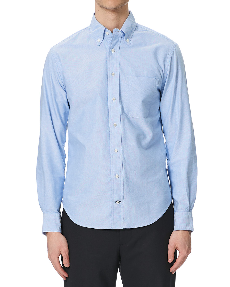 Homme | Chemises | Gitman Vintage | Button Down Oxford Shirt Light Blue