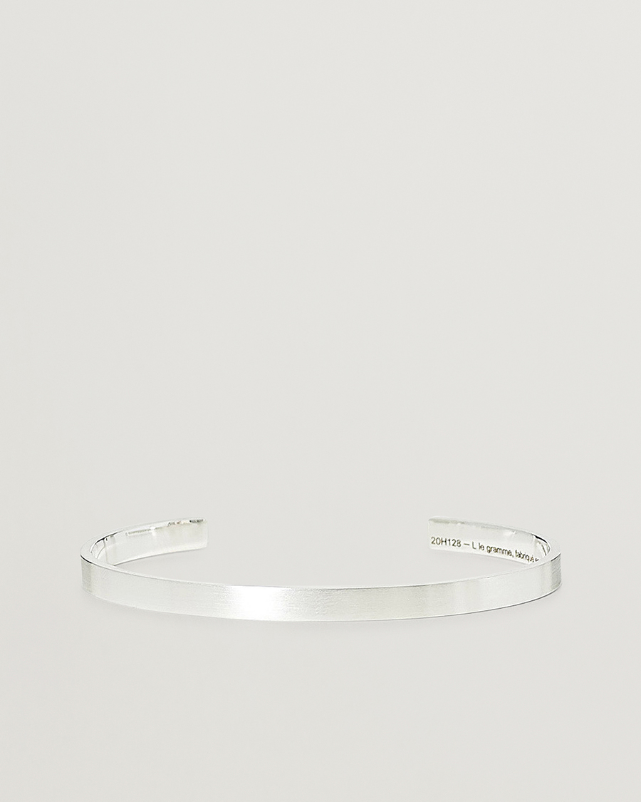 Homme | LE GRAMME Ribbon Bracelet Brushed Sterling Silver 15g | LE GRAMME | Ribbon Bracelet Brushed Sterling Silver 15g