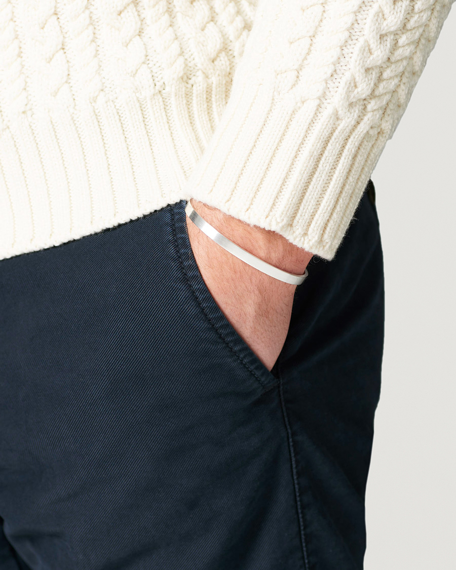 Homme | LE GRAMME Ribbon Bracelet Brushed Sterling Silver 15g | LE GRAMME | Ribbon Bracelet Brushed Sterling Silver 15g