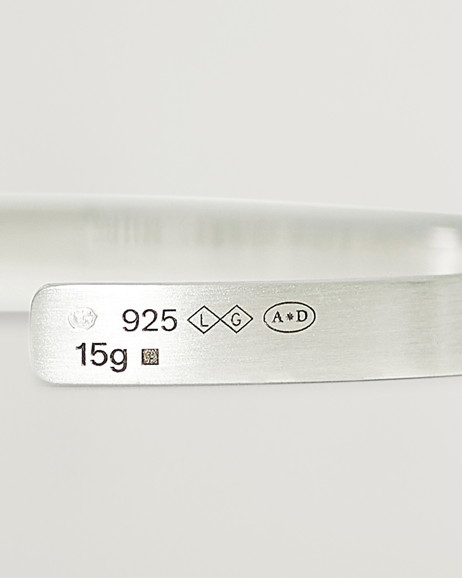 Homme | LE GRAMME Ribbon Bracelet Brushed Sterling Silver 15g | LE GRAMME | Ribbon Bracelet Brushed Sterling Silver 15g