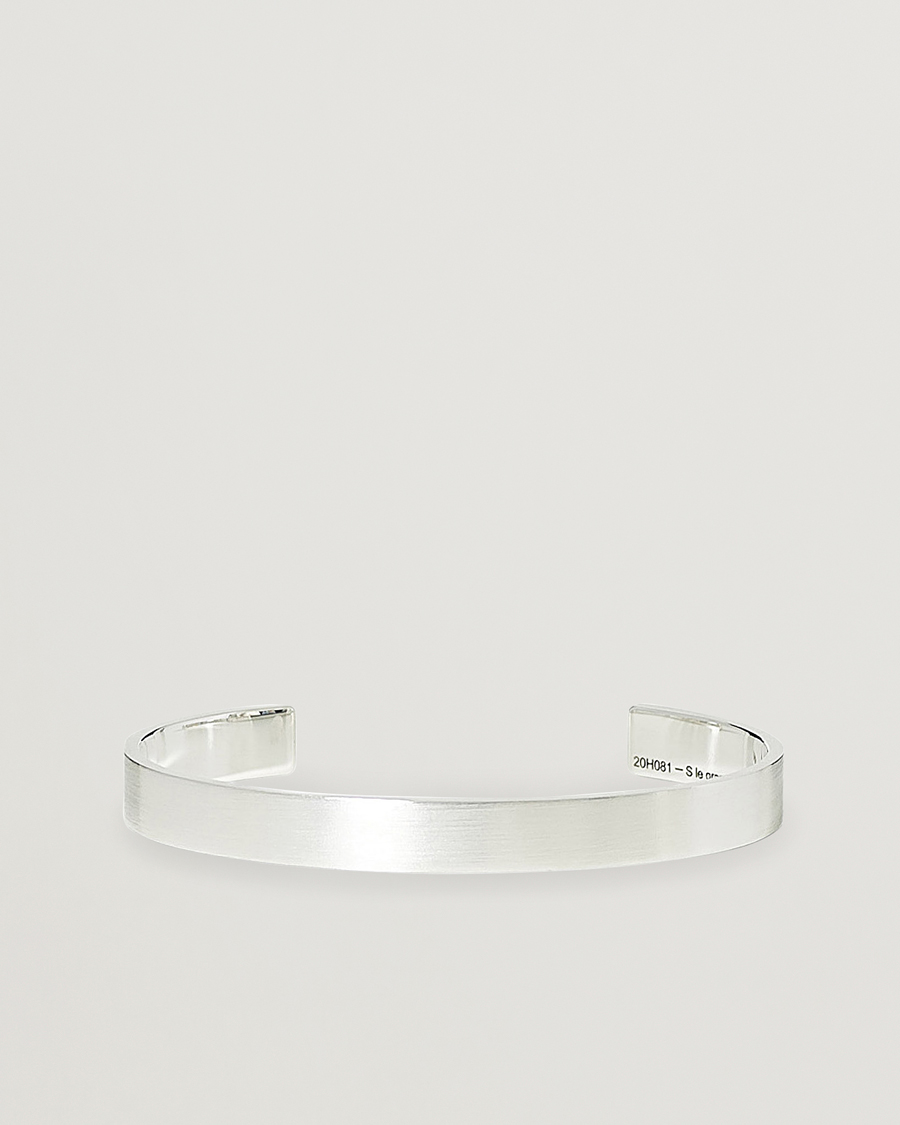 Heren | Sieraden | LE GRAMME | Ribbon Bracelet Brushed Sterling Silver 21g