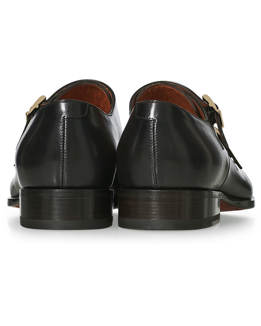 Heren | Santoni Blake Double Monk Dark Brown Calf | Santoni | Blake Double Monk Dark Brown Calf