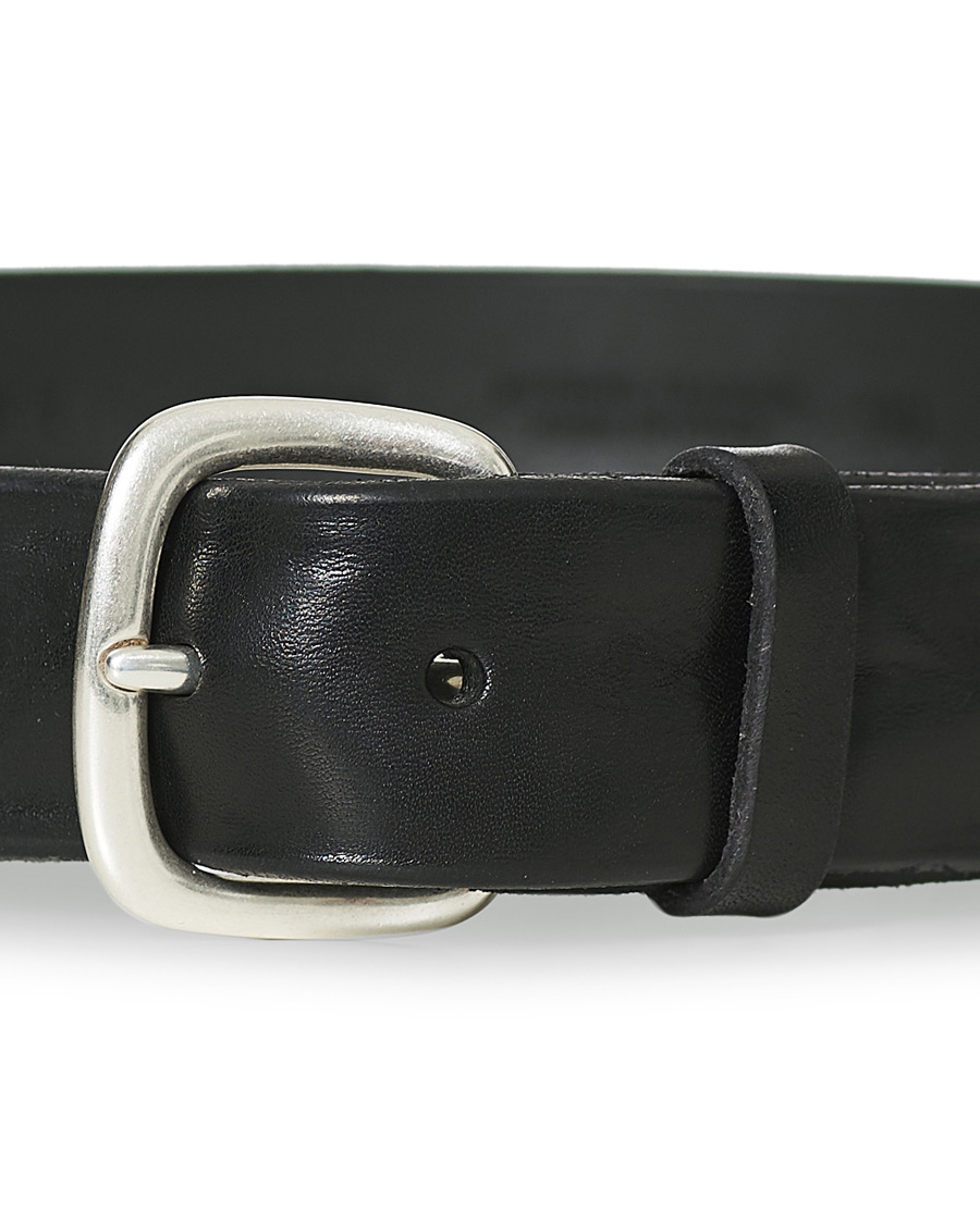 Heren | Orciani Vachetta Belt 3,5 cm Black | Orciani | Vachetta Belt 3,5 cm Black