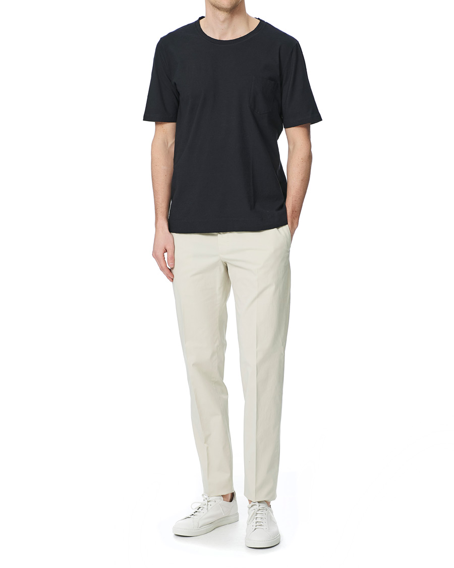 Homme | T-shirts | Massimo Alba | Panarea Watercolor T-Shirt Navy